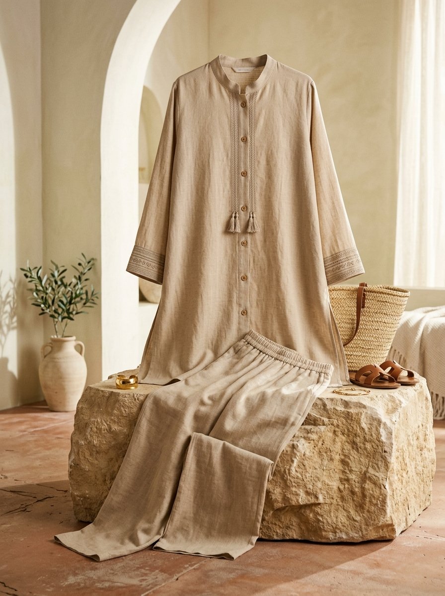 Belgian Linen Travel Set