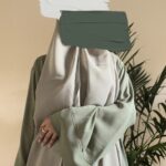 Pastel Green Abaya