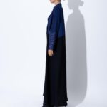 Black & Blue monochromatic Abaya