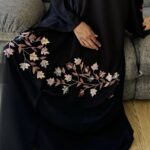 Black rose abaya