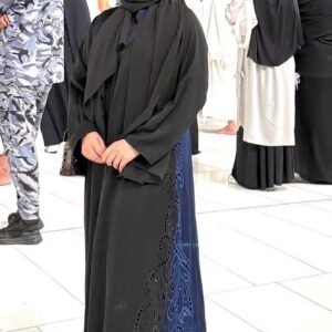 Black cutwork Abaya